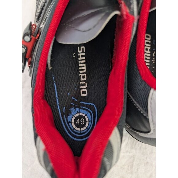 Shimano size 49 cycle shoes red black mountain bike 2 bolt - Picture 5 of 9